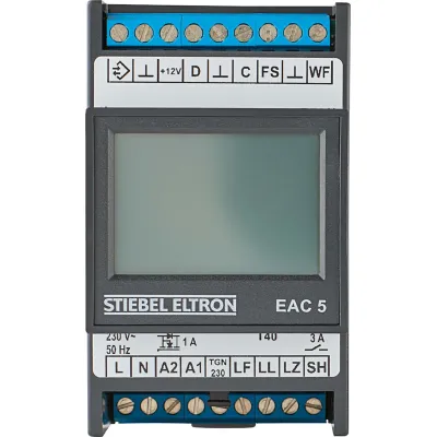STIEBEL ELTRON Aufladesteuerung EAC 5 202466 | Universalsteuerung Wärmespeicher | LCD | Sensor | witterungsgeführt