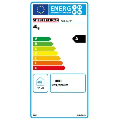 Stiebel Eltron DHB 18 ST Durchlauferhitzer 18 kW | 3-stufig | elektronisch | druckfest | IP25 | 400V | Weiß
