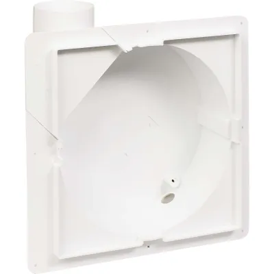 STIEBEL ELTRON Unterputzgehäuse LA 60 G-U 201448 | Ventilatorgehäuse | Kunststoff | Ø 75 mm | 245x245x78 mm | weiß