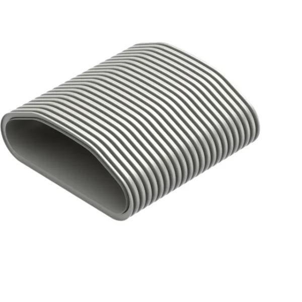 Stiebel Eltron Luftverteilsystem LVE RP 20 | flexibler Kunststoff-Luftkanal | flach | 20m Länge | 130x52mm | grau