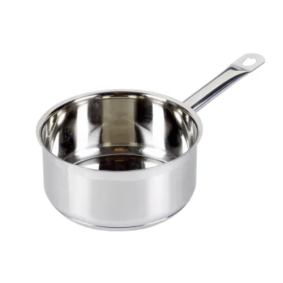 KRÜGER Stieltopf Ohio 103016 O | 16 cm | 1,0 L | Edelstahl | Induktion | innen poliert | außen satiniert | silber