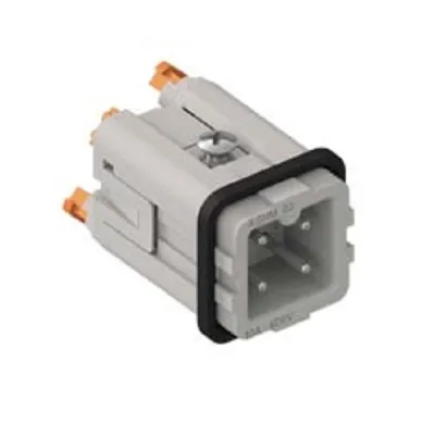 ILME Stifteinsatz CKSHM 03 | Kontakteinsatz Gr.21.21 | 3P+PE | SQUICH Schnellanschluss | 10A 400V | Silber