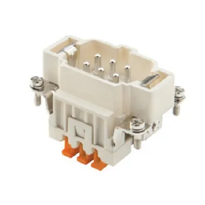 ILME Stifteinsatz CSHM 06 | Kontakteinsatz 6-polig 16A 500V | SQUICH® Schnellanschluss | Gr. 44.27 | Thermoplast