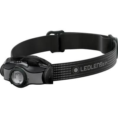 Ledlenser Stirnlampe MH3 501597 | Outdoor LED Kopfleuchte | 200 Lumen | fokussierbar | IP54 | grau-schwarz