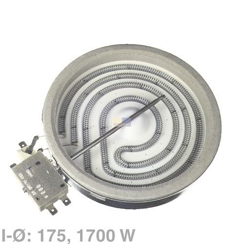 Bild: Strahlheizkörper 175mmØ 1700W 230V EGO 10.78631.004 Bauknecht, Whirlpool, Ikea