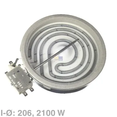 Strahlheizkörper 210mmØ 2100W 230V EGO 10.71631.004