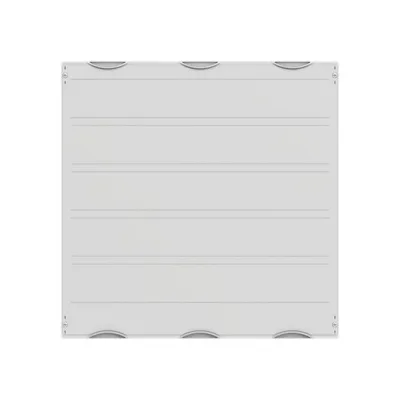 Striebel & John Abdeckung für Verteilerfeld AG35 2CPX062829R9999 | 750x750 mm | Kunststoff | 5 Reihen | grau