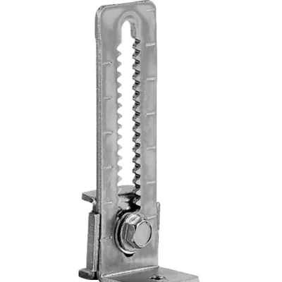 Striebel & John Tiefbaubügel ED33P100 | Befestigungsset Hutschiene EDF | verstellbar | 135mm | 100 Stück