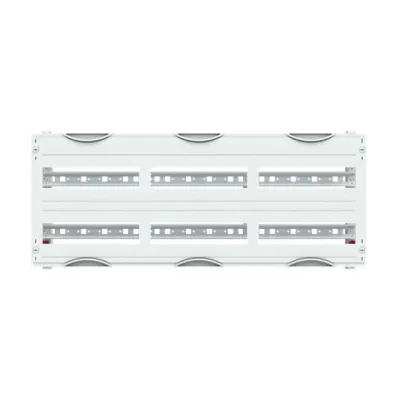 STRIEBEL & JOHN Reiheneinbaugerätemodul MBG302 | CombiLine Verteilerbaugruppe | 2 DIN-Schienen | 72 TE | 750x300x120 mm