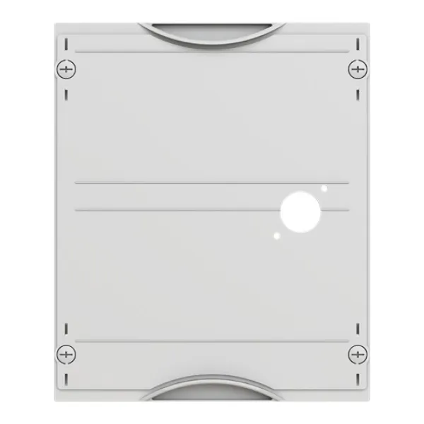 STRIEBEL & JOHN Abdeckung AG201 | mit Ausschnitt | 250x300 mm | Schnellverschluss | Kunststoff | IP2XC | grau