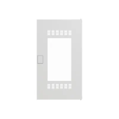 Striebel & John Tür AK600 AZT630W | WiFi Kunststoff | Lüftung | Stahl pulverbeschichtet | 550x311x13 mm | IP20 | weiß