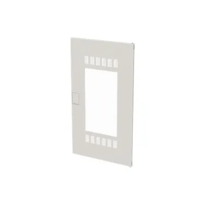 Striebel & John Tür AK600 AZT630W | WiFi Kunststoff | Lüftung | Stahl pulverbeschichtet | 550x311x13 mm | IP20 | weiß