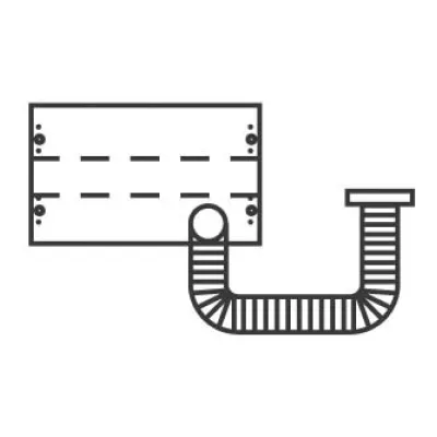 Striebel & John MBV181 CombiLine N | Leitungs-Verbinder-Modul | 12 Platzeinheiten | Hutschiene | RAL 7035