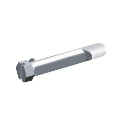 Striebel & John Haltebolzen kurz TZ632P10 | Ersatz für TwinLine Montagegerüst TZ605 | Aluminium | VE 10 | 12x12x44 mm
