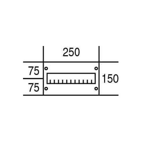 Bild: Striebel&J Abdeckung 150x250 ohne Schlitz AG11