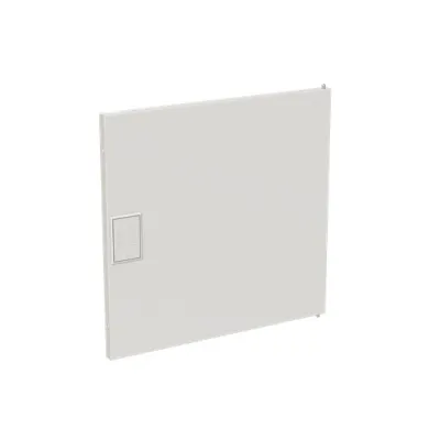 Striebel & John Schutztür AZT610 | Tür für AK600 Stromkreisverteiler | IP40 | Stahl | H300xB311xT13 mm | RAL 9016