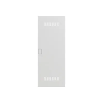 Striebel & John Tür AZT620V für AK600 | 2RE | Lüftungsöffnungen | Stahl | 425x311x13 mm | IP20 | weiß