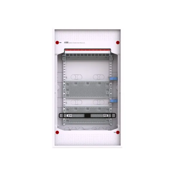 Striebel & John Mediaverteiler AK636M 2CPX031811R9999 | Aufputz-Patchpanel | 3 Reihen | 12TE | Kunststoff | weiß