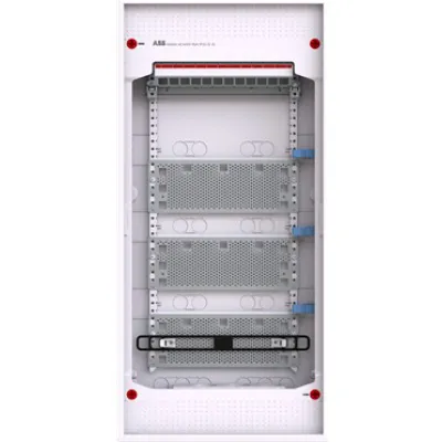 Striebel & John Mediaverteiler AK648M | Aufputz Patchpanel 4-reihig | 4x12TE | Kunststoff | weiß RAL 9016