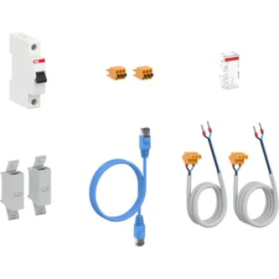 Striebel & John Ausrüstsatz ZARA06+ | für OVR ZP+ mit S200 MCB 6A | 2-polig | 1,5 mm² | 1500 mm | Zubehör Zählerschrank