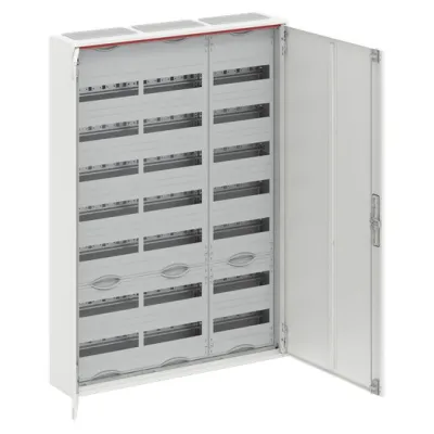 ABB Kleinverteiler Aufputz CA37V 2CPX052193R9999 | 7-reihig | 36TE | Stahlblech | IP44 | Tür & Schloss | 1100x800x160mm