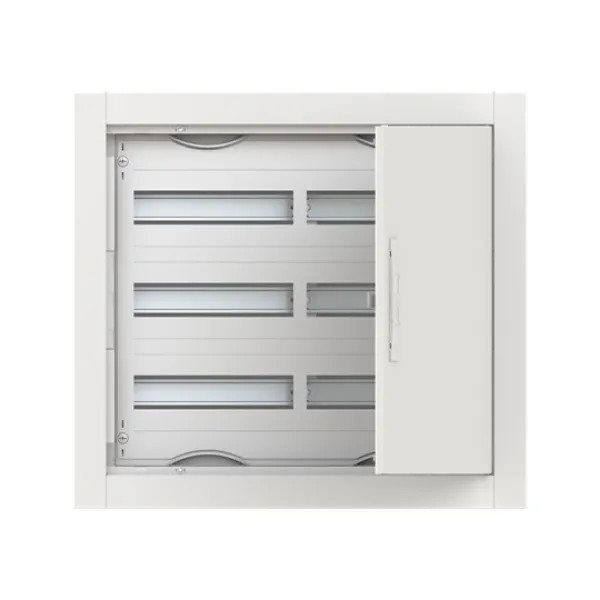 Striebel & John Kleinverteiler Unterputz CU23V | 3x24TE | 125mm Reihenabstand | Stahl | IP30 | Schloss | weiß
