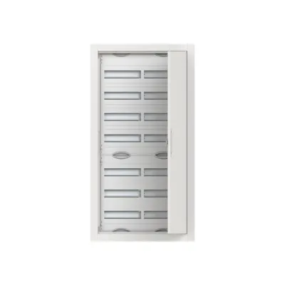 Striebel&John Kleinverteiler Unterputz CU27V 2CPX052616R9999 | 7-reihig | 24TE | Stahl | IP30 | Schloss | weiß RAL9016