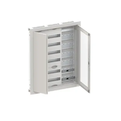 Striebel & John Kleinverteiler Unterputz CU36VMW 2CPX052684R9999 | 6 Reihen | 36TE | WiFi Tür | Stahl | Weiß RAL 9016