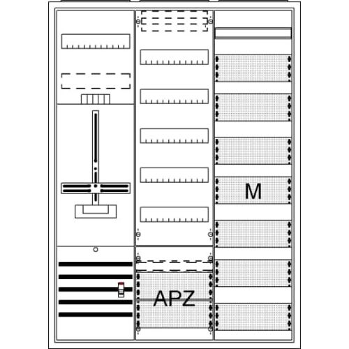 Bild: Striebel&J Komplettschrank AP3Pkt.A371Z1V7M1A2 DA37GD