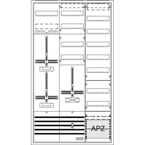 Bild: Striebel&J Komplettschrank AP3Pkt.A392Z1S+2RE1V DA39CY