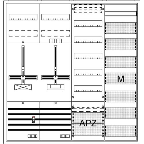 Bild: Striebel&J Komplettschrank AP3Pkt.A471Z1S1V7M1A DA47GE