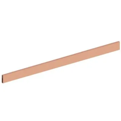 STRIEBEL & JOHN Sammelschiene ZX1003 | Kupferschiene 12x5mm | 746mm Länge | 250A | flach | unbehandelt | CombiLine