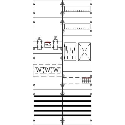 Striebel&J Mess- und Wandlerfeld kpl. BH3 2FB KA4620