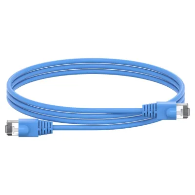 Striebel & John Patchkabel ZLPBL150 | RJ45 Cat5 | 1,5m | 8-polig | U/UTP | Verbindungsleitung | blau