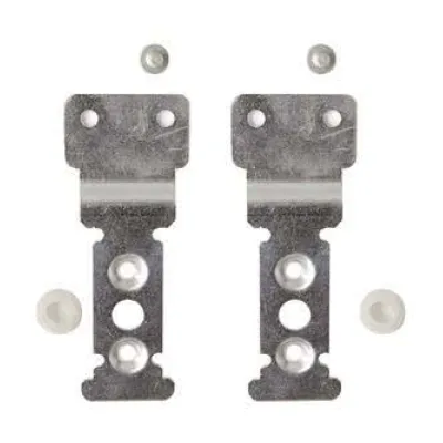 Striebel & John Sockelbefestigungslasche TZ627P2 | Befestigungsteile-Set | für TwinLine | 2 Stück | 50/100 mm Sockelhöhe