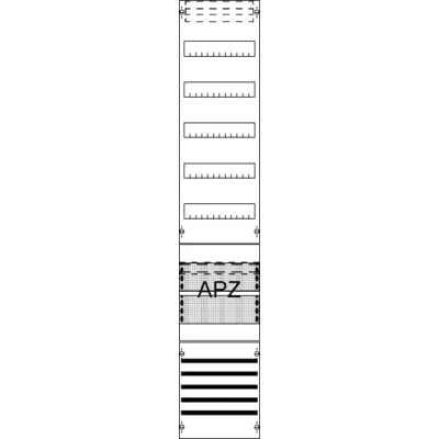 Striebel & John Verteilerfeld FV19SA2 2CPX054010R9999 | APZ | 5x12TE | 1350x250x160mm | Kunststoff | mit N-PE-Klemmen