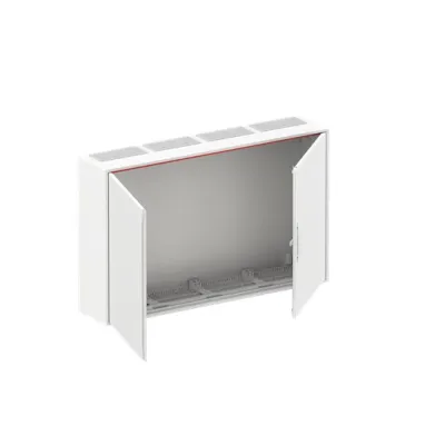 STRIEBEL & JOHN Wandschrank A44 2CPX052018R9999 | leer 4-reihig | IP44 | 1050x650x215mm | Stahl/Kunststoff | weiß