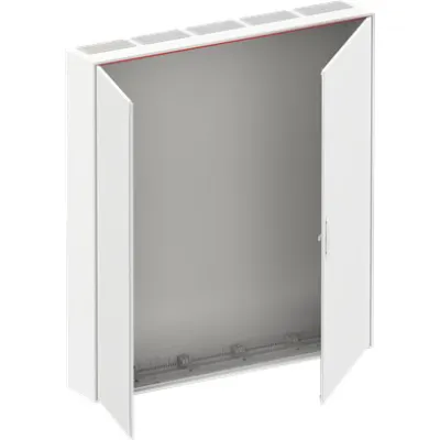 STRIEBEL & JOHN Wandschrank A59 | leer | 5 Felder | 9-reihig | IP44 | AP/UP | Stahlblech | 1300x1400x215 mm | weiß