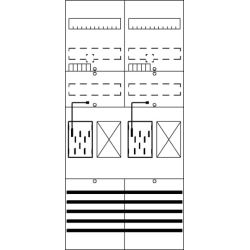 Striebel&J Zählerfeld 7RE 2Z2R vorverdraht BF27M22