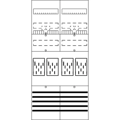 Striebel & John Zählerfeld BF27F4 2CPX054106R9999 | 4-fach eHZ