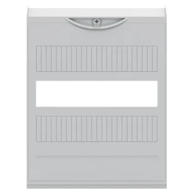 Striebel&John Zählerfeldabdeckung ZAS12N 2CPX054051R9999 | 2-reihig | 300x250x75,7mm | Kunststoff | IP2XC | grau