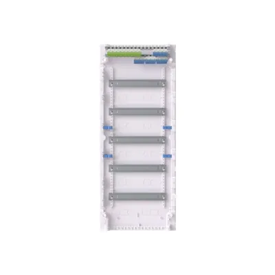 Striebel & John Installationskleinverteiler AK660N4 | Stromkreisverteiler Aufputz 5x12 TE | Kunststoff | IP30 | weiß