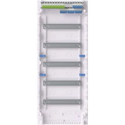 Striebel & John Installationskleinverteiler AK660N4 | Stromkreisverteiler Aufputz 5x12 TE | Kunststoff | IP30 | weiß