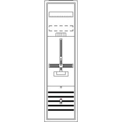 STRIEBEL&JOHN DA17CA Komplettschrank AP/UP 1Z 1stö 1Feld