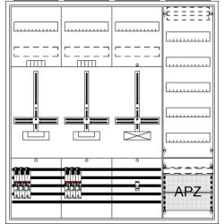 STRIEBEL&JOHN DA47BH5 Komplettschrank AP/UP 2Z 1TSG 1stö 4Feld IP31