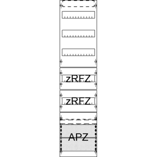 Bild: STRIEBEL & JOHN FV17A2R2 Verteilerfeld mit APZ, zRfZ2 7RE