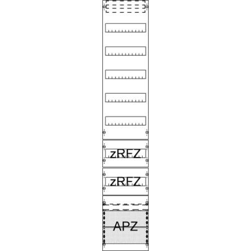 Bild: STRIEBEL & JOHN FV19A2R2 Verteilerfeld mit APZ, zRfZ2 9RE