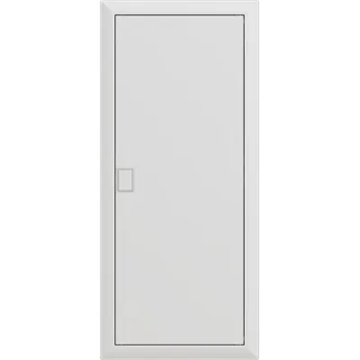 Striebel & John Unterputz-Stromkreisverteiler UK660N4 | 5-reihig | 60 Plätze | IP30 | Kunststoff | weiß