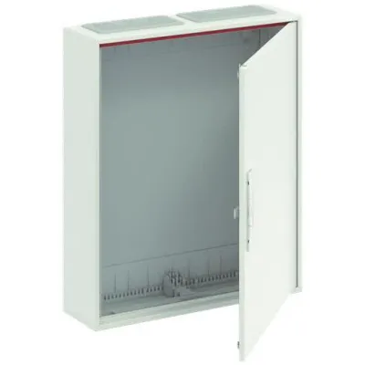 Striebel&John Kleinverteiler Aufputz CA24 2CPX052149R9999 | 4-reihig | 24TE | IP44 | Stahl | Schloss | weiß RAL9016