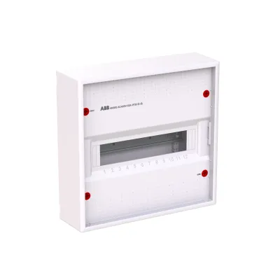 Striebel & John Kleinverteiler AK612N2 | Aufputz | 1x12TE | IP30 | Kunststoff | ohne Tür | weiß | 328x339x99 mm